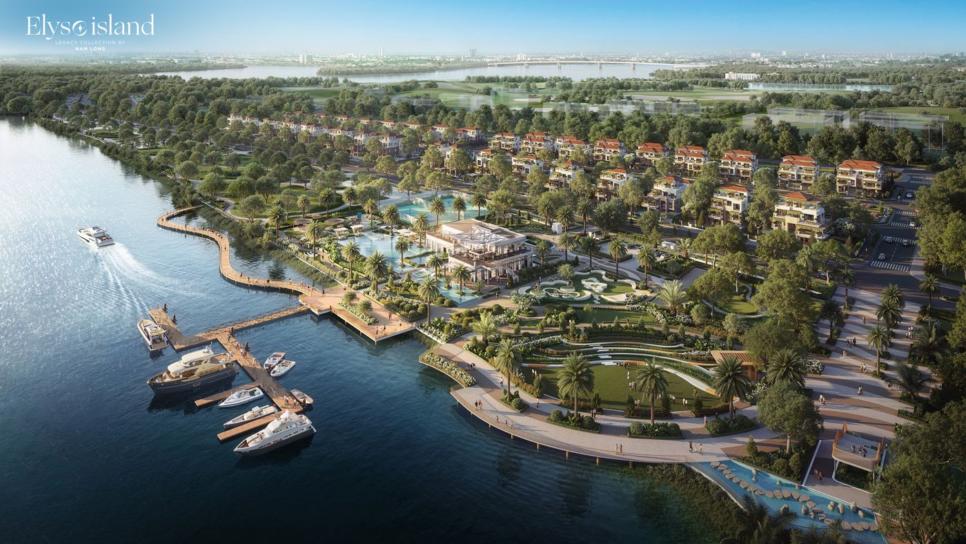 Marina Clubhouse nhìn từ trên cao