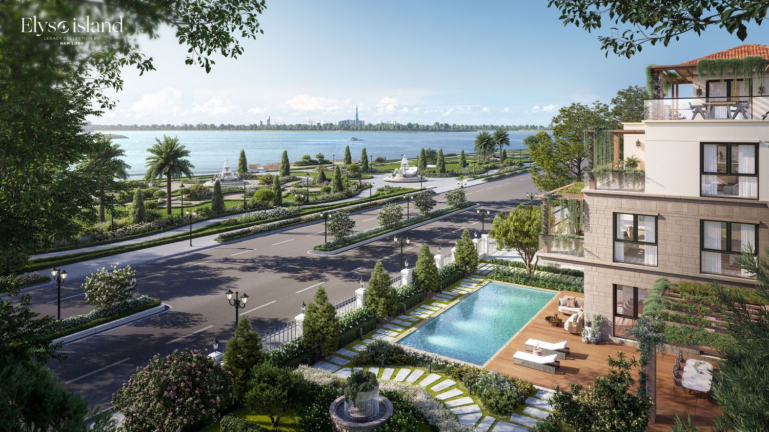 Grand Villa — biệt thự đơn lập ven sông Elyse Island