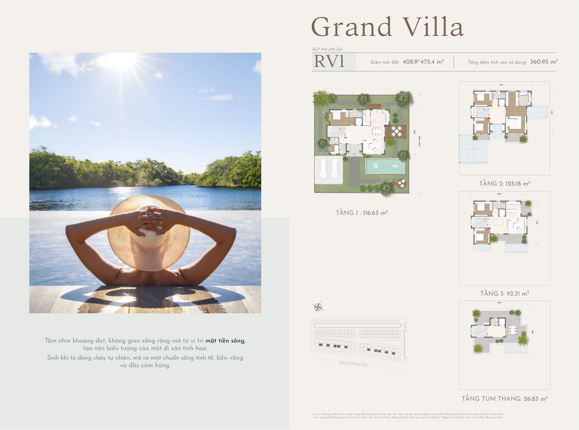 Mặt bằng Grand Villa RV1