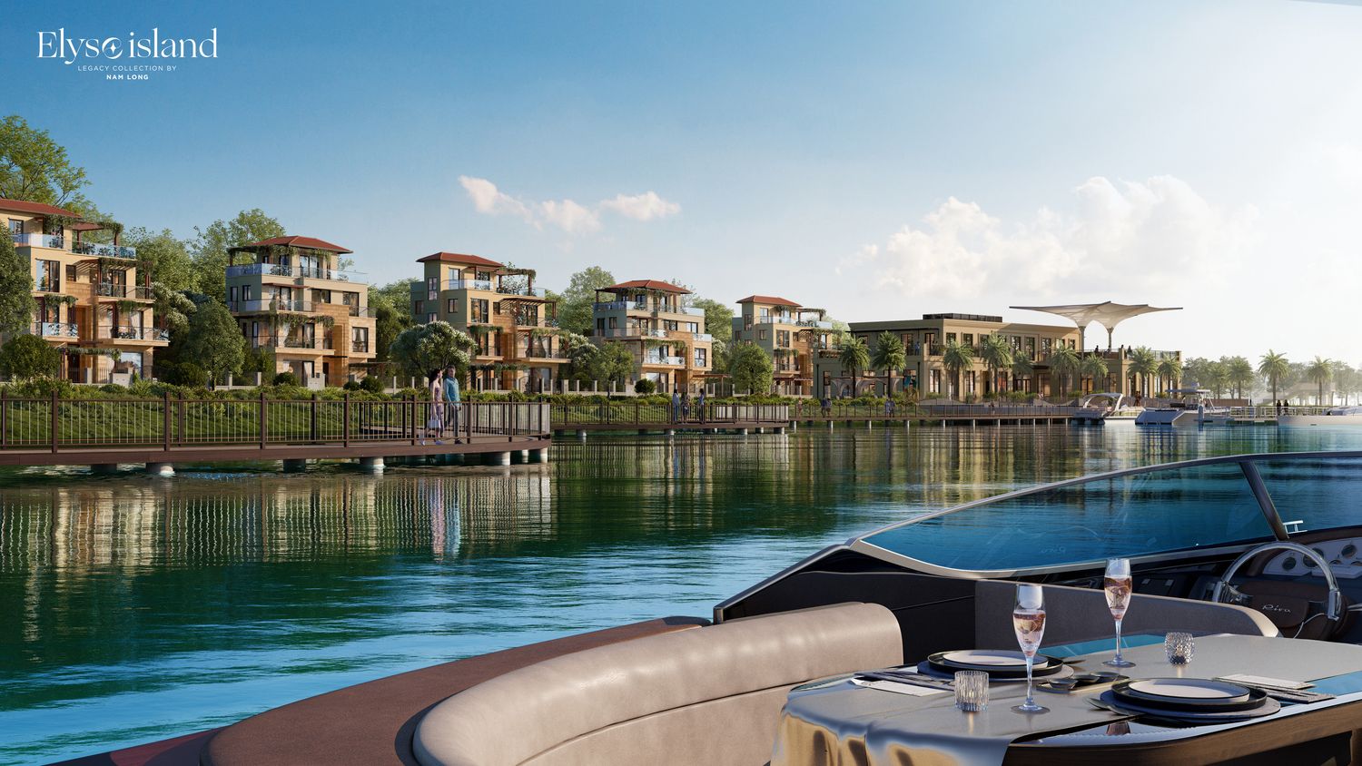 Grand Villa và Marina Clubhouse Elyse Island